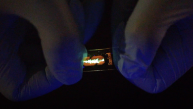 stretchy LED screen by stanford engineers